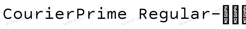 CourierPrime Regular字体转换